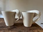 2 Villeroy & Boch NewWave Koffiekop, theekop - wit, Ophalen of Verzenden