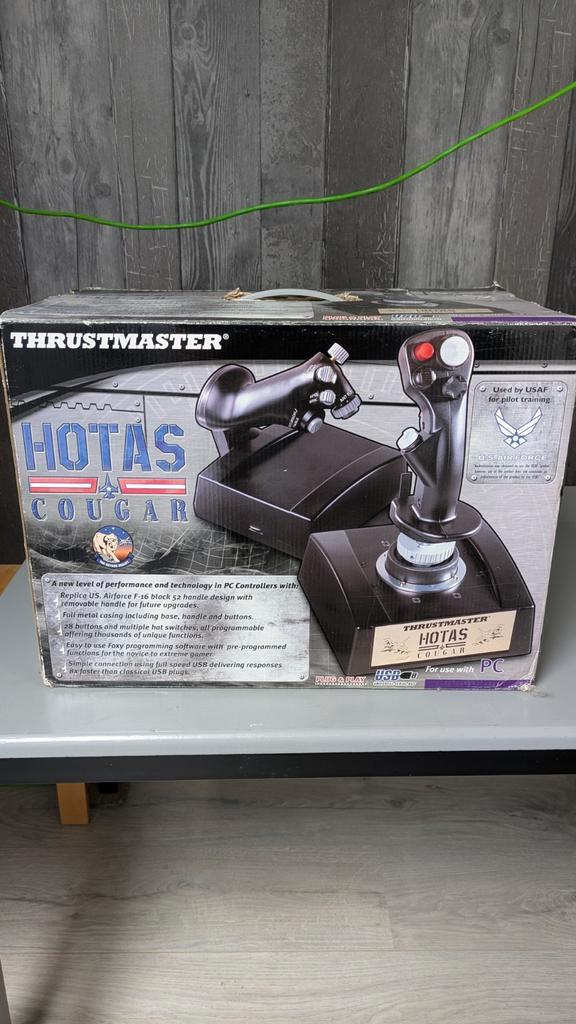 Thrustmaster HOTAS Cougar, Computers en Software, Joysticks, Zo goed als nieuw, Ophalen of Verzenden