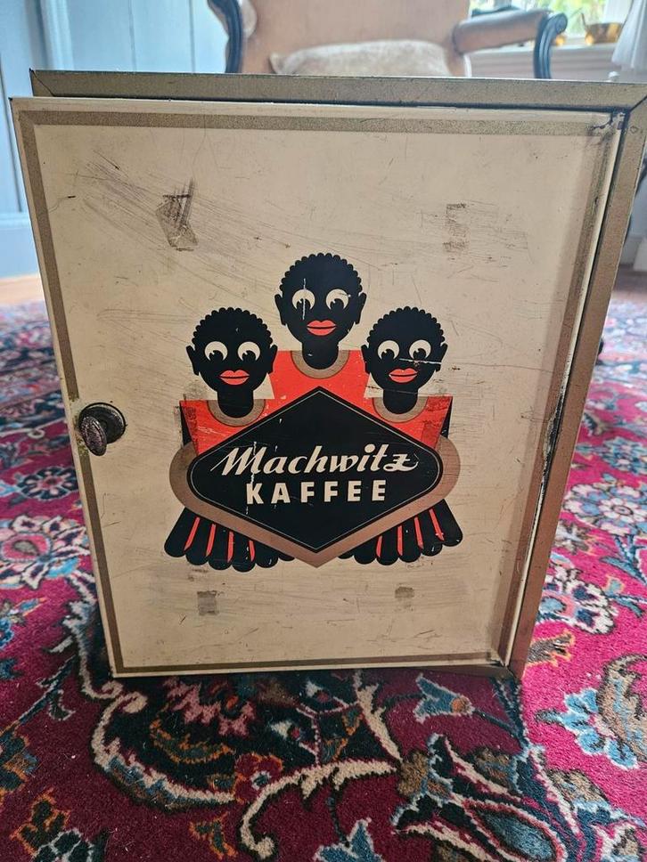 Kast Machwitz Kaffee antiek vintage, Antiek en Kunst, Antiek | Woonaccessoires, Ophalen of Verzenden