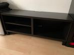 Zwart fineer tv kastje van de Ikea, Huis en Inrichting, Ophalen, Gebruikt, 100 tot 150 cm, Minder dan 100 cm