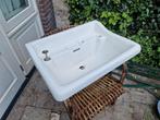 Vintage wasbak 65x48 cm, Doe-het-zelf en Verbouw, Sanitair, Ophalen, Gebruikt, Steen, Wastafel