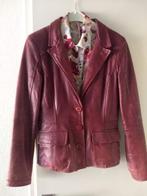 Mooi Bordeaux leren jasje, Kleding | Dames, Maat 38/40 (M), Transmission, Ophalen of Verzenden, Jasje