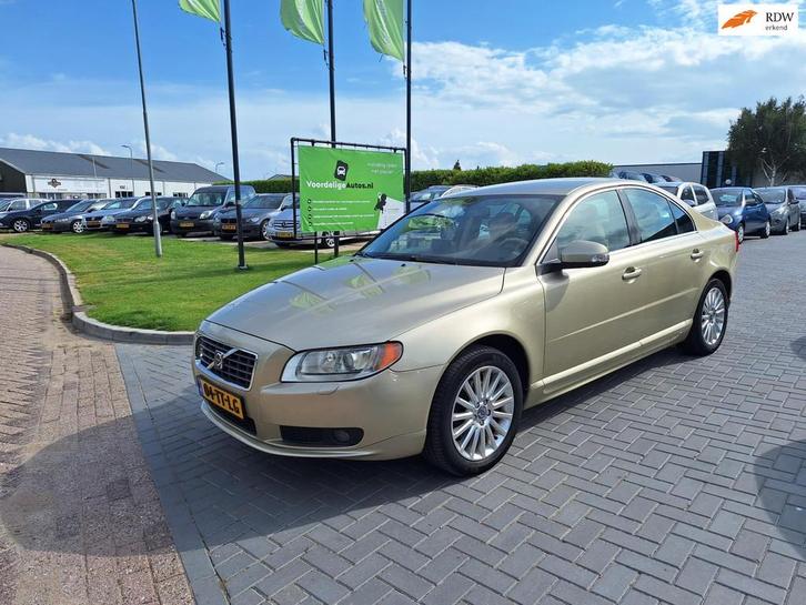 Volvo S80 2.5 T Summum / Zeer nette auto / APK augustus 2026, Auto's, Volvo, Bedrijf, Te koop, S80, Airbags, Airconditioning, Bochtverlichting