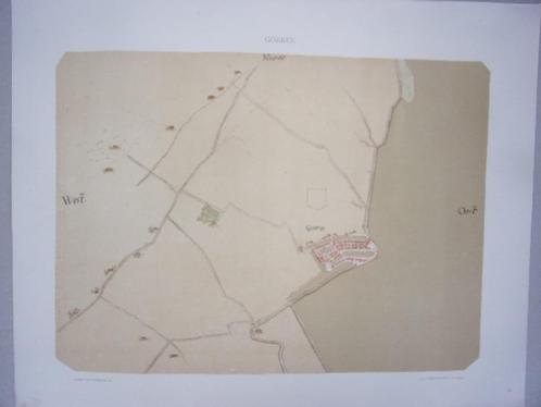 Goedereede Plattegrond van de stad door Jacob van Deventer, Antiek en Kunst, Kunst | Etsen en Gravures, Ophalen of Verzenden