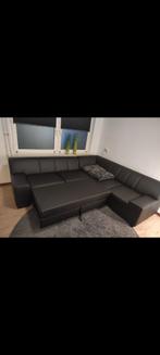 Hoekbank met slaapfunctie, Huis en Inrichting, Banken | Bankstellen, Ophalen, Overige materialen, Hoekbank, Zo goed als nieuw