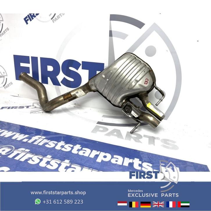 C63 S AMG W205 uitlaat Mercedes C Klasse einddemper L/R 63, Auto-onderdelen, Uitlaatsystemen, Mercedes-Benz, Gebruikt, Ophalen of Verzenden