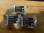 Epson T0711H / T0713 / T0714 cartridges, Ophalen of Verzenden, Zo goed als nieuw