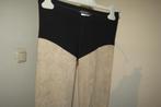 Marccain leren broek legging tregging aansluitend model 2S, Verzenden, Beige, Zo goed als nieuw, Maat 36 (S)
