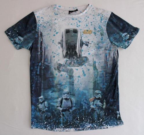 Star Wars shirt maat 164, korte mouw, blauwtinten, Kinderen en Baby's, Kinderkleding | Maat 164, Gebruikt, Jongen of Meisje, Shirt of Longsleeve