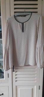 Mooie witte blouse met ballon mouw, Ophalen of Verzenden, Zo goed als nieuw, Maat 38/40 (M), Wit