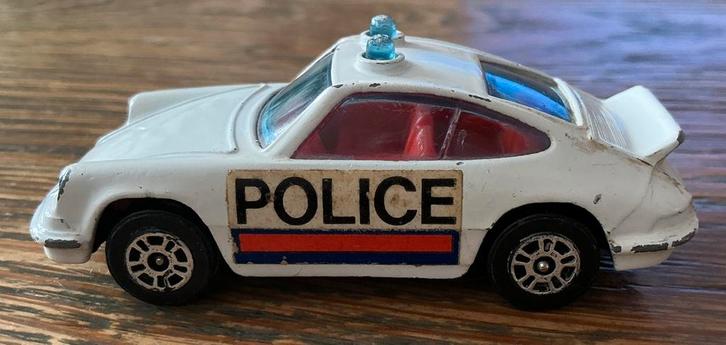 Oude Porsche Carrera Rijkspolitie Corgi Toys, Hobby en Vrije tijd, Modelauto's | Overige schalen, Auto, Ophalen