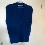 Les Copines wollen spencer gilet van 100% wol, Kleding | Dames, Bodywarmers, Verzenden, Zo goed als nieuw, Maat 38/40 (M), Blauw