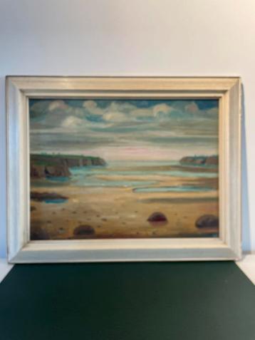Zeegezicht met strand | Europese school | 1950-1970 beschikbaar voor biedingen