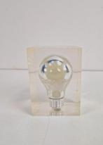 Vintage Lucite gloeilamp Pierre Giraudon Ampoule Popart art, Antiek en Kunst, Kunst | Designobjecten, Ophalen of Verzenden