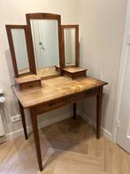 Elegante art deco kaptafel met driedelige spiegel, Antiek en Kunst, Ophalen