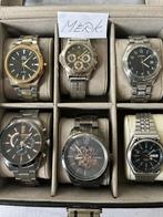 Horloges, Sieraden, Tassen en Uiterlijk, Horloges | Heren, Staal, Polshorloge, Zo goed als nieuw, Ophalen