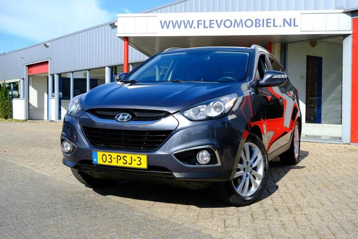Hyundai Ix35 2.0i 163pk i-Catcher Pano|Leder|Navi|Clima|LMV, Auto's, Hyundai, Bedrijf, Te koop, iX35, ABS, Airbags, Airconditioning