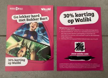 Kortingscode Walibi (30%) beschikbaar voor biedingen