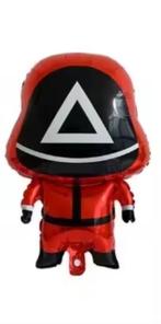 Squidgame * 3 folie ballonnen, Ophalen of Verzenden, Nieuw, Versiering, Verjaardag