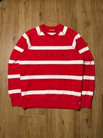 Supreme Striped Reglan Crewneck, Ophalen of Verzenden, Zo goed als nieuw, Maat 48/50 (M), Rood