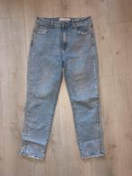 Lichtblauwe Jeans met Sierstenen / Queen Hearts maat M, Blauw, Ophalen of Verzenden, Zo goed als nieuw, W30 - W32 (confectie 38/40)