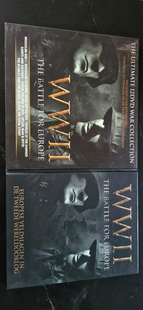 WWII The Battle for Europe inclusief: luxe boekwerk, Cd's en Dvd's, Dvd's | Documentaire en Educatief, Gebruikt, Oorlog of Misdaad