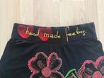 Gave zwarte rok gekleurde bloemen Desigual xl, Uitgeest, Tweedekansshop, Zwart, Zo goed als nieuw