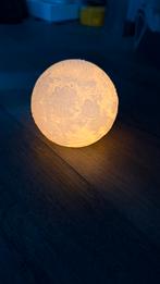 3D Maanlamp met led theelichtje, Kunststof, Nieuw, Ophalen of Verzenden, Minder dan 50 cm