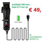 Tondeuse USB-C accu professioneel model 49,-, Ophalen of Verzenden, Nieuw, Gehele gezicht, Verzorging
