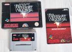 Warlock SNES NTSC-U Compleet in box, Spelcomputers en Games, Games | Nintendo Super NES, 1 speler, Ophalen of Verzenden, Zo goed als nieuw