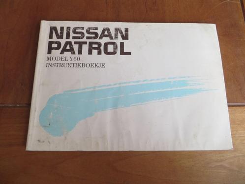 Instructieboek Nissan Patrol Y60 12-1988, mooie staat!, Auto diversen, Handleidingen en Instructieboekjes, Ophalen of Verzenden