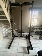Newton Fitness powerrack incl pulley, Sport en Fitness, Fitnessapparatuur, Ophalen, Benen, Krachtstation, Zo goed als nieuw