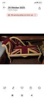 Vintage Union Jack (kinder) bankjes, Ophalen, Hout, Minder dan 75 cm, Zo goed als nieuw