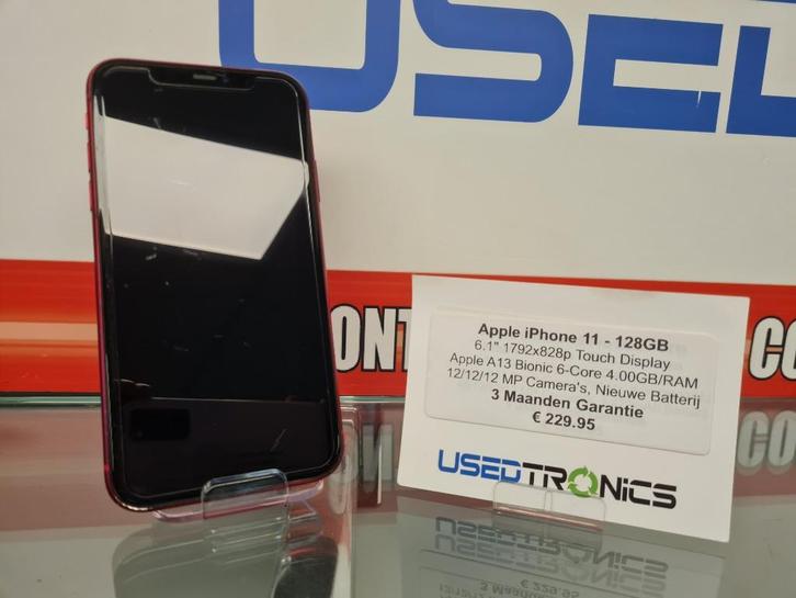 Apple iPhone 11 - 128GB | 3 Maanden Garantie, Telecommunicatie, Mobiele telefoons | Apple iPhone, Zo goed als nieuw, 128 GB, Zonder abonnement