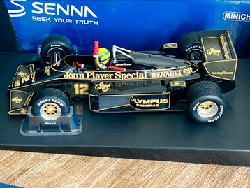 Ayrton Senna Lotus Renault 97T GP Portugal 1985 1:18 beschikbaar voor biedingen