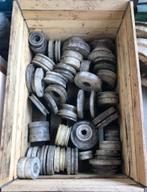 Restpartij kunststof rollen voor profielwals, opname Ø65 mm, Ophalen, Gebruikt