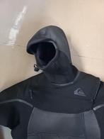 Hooded wetsuit Quicksilver 5/4 maat L bijna niet gedragen., Watersport en Boten, Watersportkleding, Quiksilver, Wetsuit, Heer