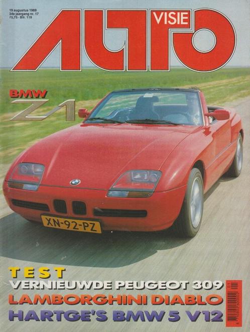 BMW Z1 in Autovisie 1989, Boeken, Auto's | Folders en Tijdschriften, Gelezen, BMW, Ophalen of Verzenden
