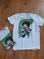 My hero academia, animatieshirt, mt. M, Maat 48/50 (M), Ophalen of Verzenden, Wit, Zo goed als nieuw