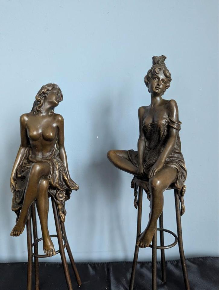 Bronzen beelden naar Pierre Colinet, Antiek en Kunst, Kunst | Beelden en Houtsnijwerken, Ophalen of Verzenden