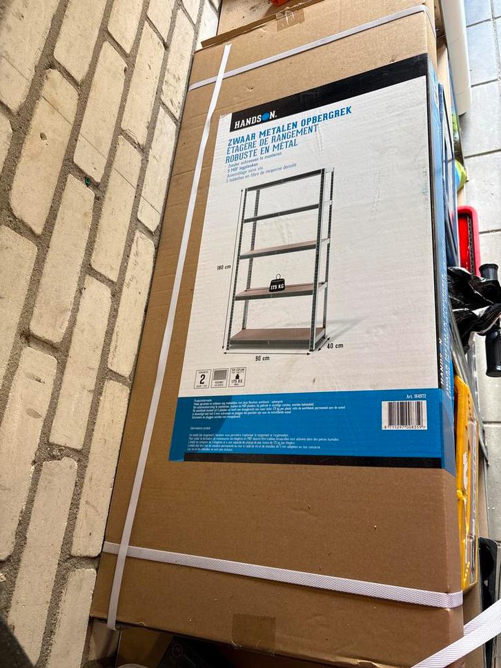 Handson Metalen Stellingkast - Nieuw, Huis en Inrichting, Kasten | Stellingkasten, Nieuw, Ophalen