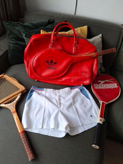 Toffe vintage Adidas tennis/ padel tas, Sport en Fitness, Tennis, Zo goed als nieuw, Tas, Ophalen of Verzenden