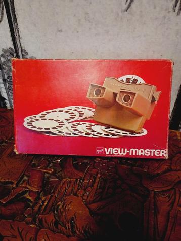 Vintage view master met 10 filmpjes in originele verpakking  beschikbaar voor biedingen