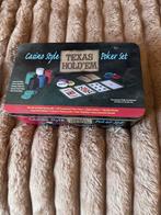 Texas Hold'em Pokerset, Verzamelen, Blikken, Ophalen of Verzenden, Zo goed als nieuw, Overige, Overige merken