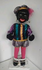 Oude mechanische zwarte piet pop winkel etalage decoratie, Ophalen, Zo goed als nieuw