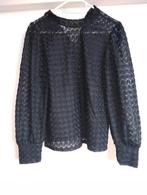 Zwarte kanten top maat M, Ophalen of Verzenden, Zo goed als nieuw, Zwart