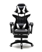 Retour DEAL - Gamestoel met voetsteun - Bureaustoel, Huis en Inrichting, Bureaustoelen, Ophalen, Gaming bureaustoel, Zwart, Nieuw