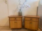 Vintage nachtkastjes, Huis en Inrichting, Slaapkamer | Nachtkastjes, Ophalen, Gebruikt, Minder dan 45 cm, Minder dan 55 cm