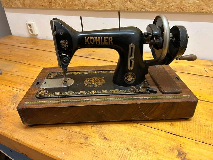 Antieke Köhler Naaimachine, Antiek en Kunst, Antiek | Naaimachines, Ophalen