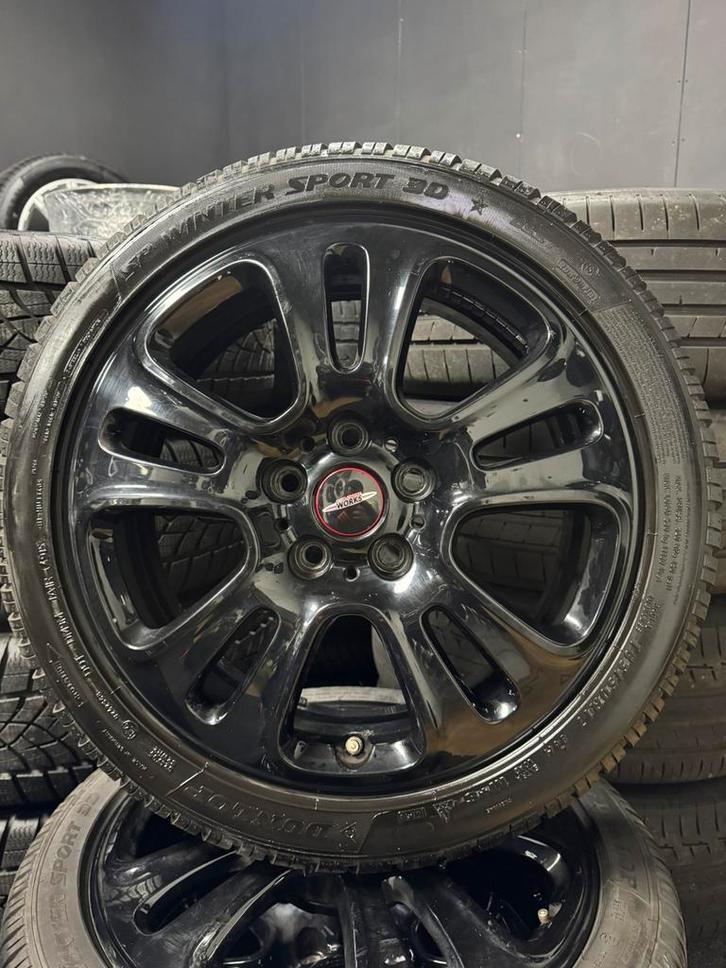 ❗️️ORIGINELE MINI COOPER JCW F56 17 INCH VELGEN WINTERBANDEN, Auto-onderdelen, Banden en Velgen, Banden en Velgen, Winterbanden